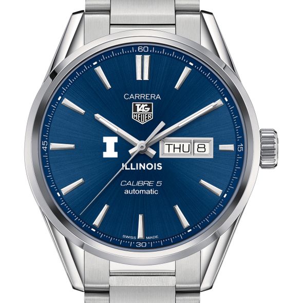 University of Illinois Men's TAG Heuer Carrera with Day-Date
