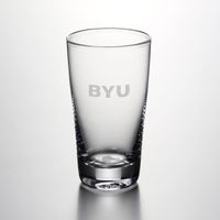 BYU Ascutney Pint Glass by Simon Pearce