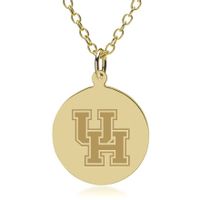 Houston 18K Gold Pendant & Chain