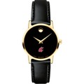 WSU Women's Movado Gold Museum Classic Leather - Image 2