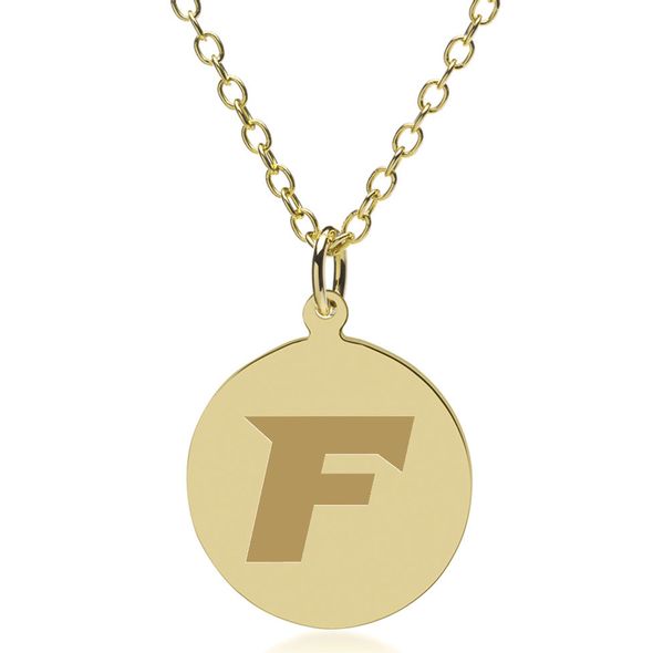 Fairfield 14K Gold Pendant & Chain - Image 1