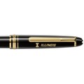 Illinois Montblanc Meisterstück Classique Ballpoint Pen in Gold - Image 2