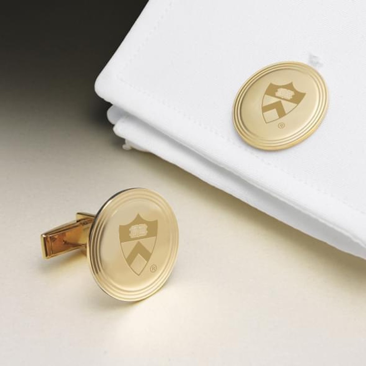 Princeton 14K Gold Cufflinks Graduation Featured Gift at M.LaHart & Co.