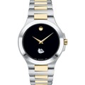 Gonzaga Men's Movado Collection Two-Tone Watch with Black Dial - Image 2