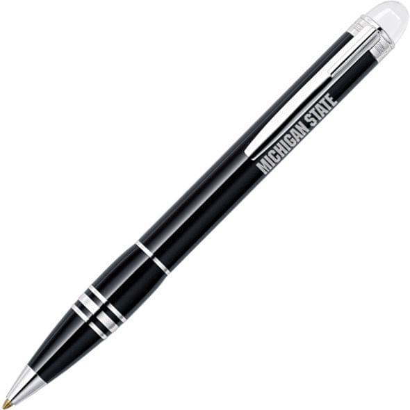 Michigan State University Montblanc StarWalker Ballpoint Pen in Platinum