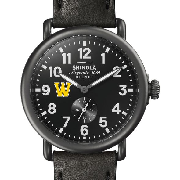 Williams Shinola Watch, The Runwell 41mm Black Dial - Image 1