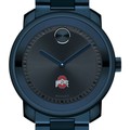 click to view Ohio State University Men's Movado BOLD Blue Ion with Bracelet - Image 1