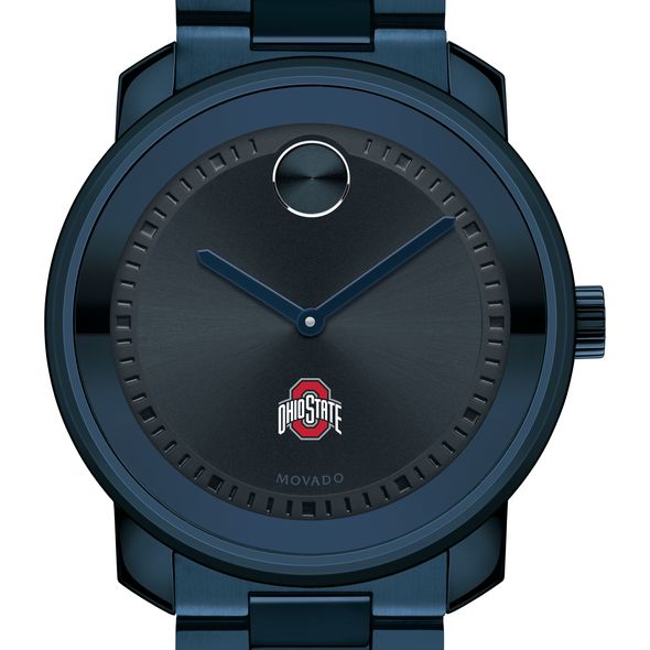 Ohio State University Men's Movado BOLD Blue Ion with Bracelet - Image 1