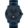 click to view Ohio State University Men's Movado BOLD Blue Ion with Bracelet - Image 2