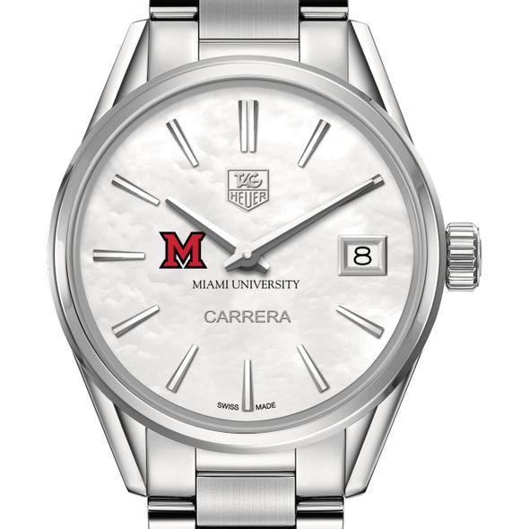 Miami University Women's TAG Heuer Steel Carrera with MOP Dial