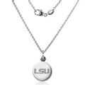 Louisiana State University Necklace with Charm in Sterling Silver - Image 2