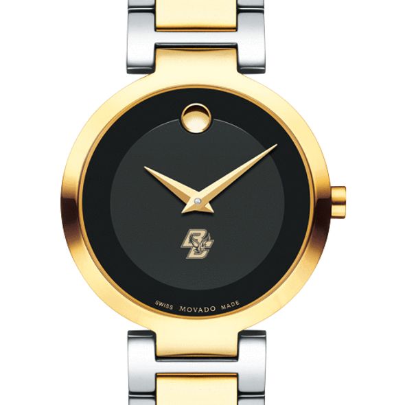 Boston College Women's Movado Two-Tone Modern Classic Museum with Bracelet