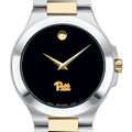 Pitt Men's Movado Collection Two-Tone Watch with Black Dial - Image 1