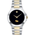 Pitt Men's Movado Collection Two-Tone Watch with Black Dial - Image 2