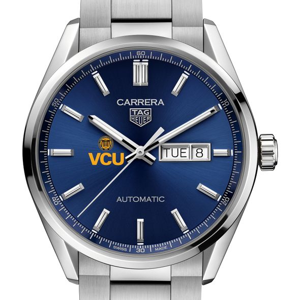 VCU Men's TAG Heuer Carrera with Blue Dial & Day-Date Window - Image 1