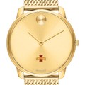 Iowa State Men's Movado Bold Gold 42 with Mesh Bracelet - Image 1