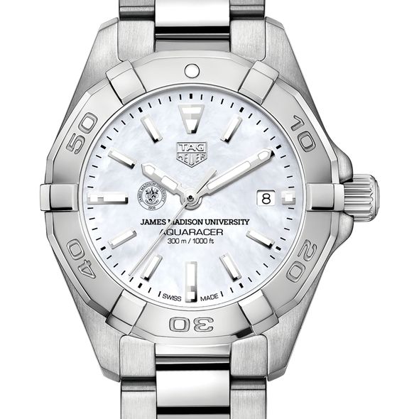 James Madison University Women's TAG Heuer Steel Aquaracer w MOP Dial