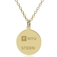 NYU Stern 14K Gold Pendant & Chain