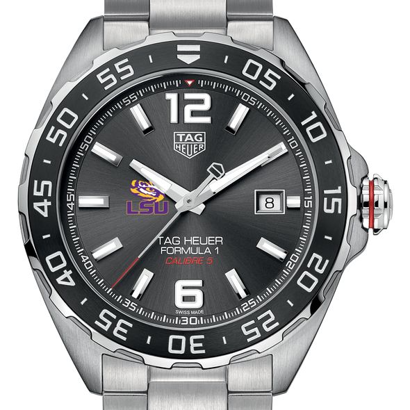 LSU Men's TAG Heuer Formula 1 with Anthracite Dial & Bezel - Image 1