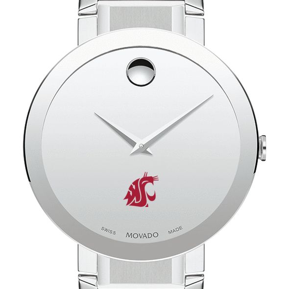Washington State University Men's Movado Sapphire Museum with Bracelet