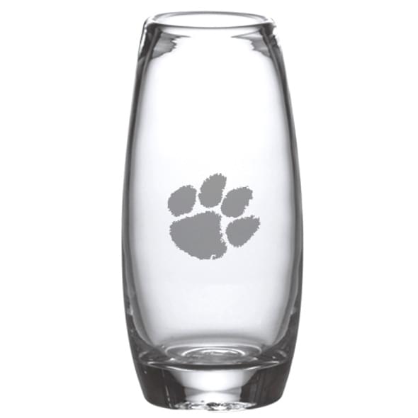 Clemson Glass Addison Vase by Simon Pearce