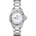 MS State Women's TAG Heuer Steel Aquaracer with Diamond Dial - Image 2