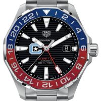 Citadel Men's TAG Heuer Automatic GMT Aquaracer with Black Dial and Blue & Red Bezel