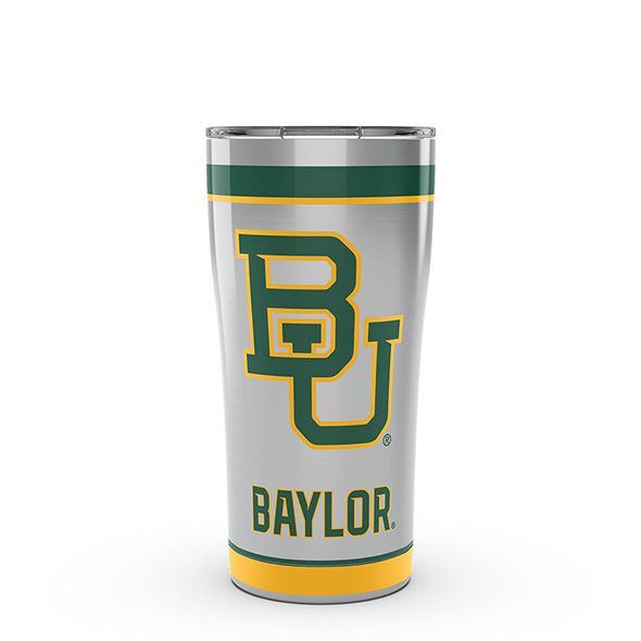 Baylor 20 oz. Stainless Steel Tervis Tumblers with Hammer Lids - Set of 2 - Image 1