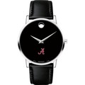 University of Alabama Men's Movado Museum with Leather Strap - Image 2