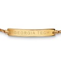 Georgia Tech Monica Rich Kosann Petite Poesy Bracelet in Gold - Image 2