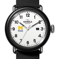 Ross School of Business Shinola Watch, The Detrola 43mm White Dial at M.LaHart & Co.