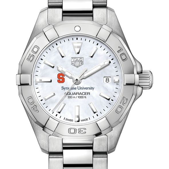Syracuse University Women's TAG Heuer Steel Aquaracer w MOP Dial