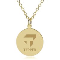 Tepper 18K Gold Pendant & Chain