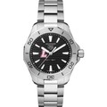 Lafayette Men's TAG Heuer Steel Aquaracer with Black Dial - Image 2
