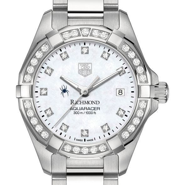 University of Richmond W's TAG Heuer Steel Aquaracer with MOP Dia Dial & Bezel