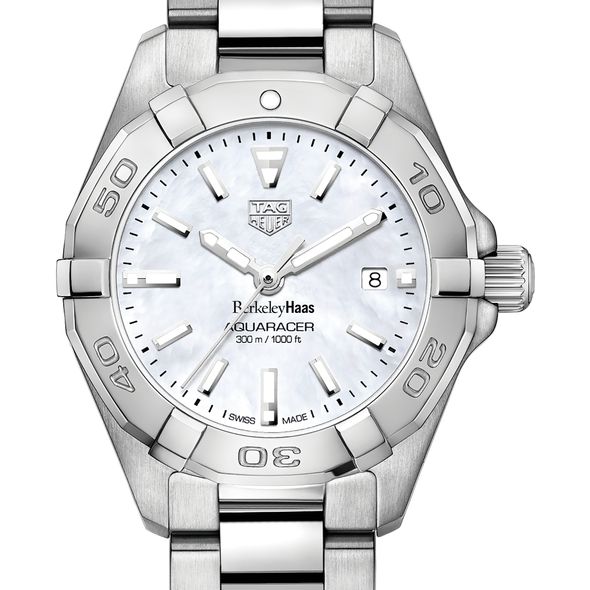 Berkeley Haas Women's TAG Heuer Steel Aquaracer w MOP Dial - Image 1