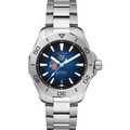 USCGA Men's TAG Heuer Steel Automatic Aquaracer with Blue Sunray Dial - Image 2