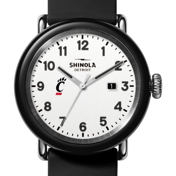 University of Cincinnati Shinola Watch, The Detrola 43mm White Dial at M.LaHart & Co. - Image 1