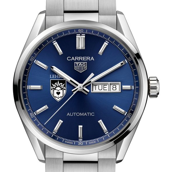 Lehigh Men's TAG Heuer Carrera with Blue Dial & Day-Date Window - Image 1