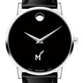George Mason University Men's Movado Museum with Leather Strap - Image 1