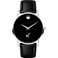 George Mason University Men's Movado Museum with Leather Strap - Image 2