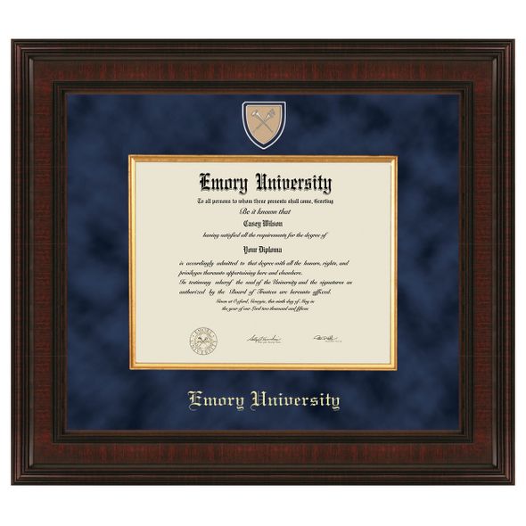 Emory Excelsior Diploma Frame - Image 1