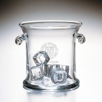 SC Johnson College Glass Ice Bucket by Simon Pearce