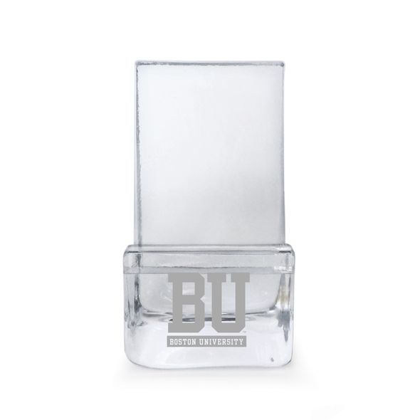 BU Glass Phone Holder by Simon Pearce