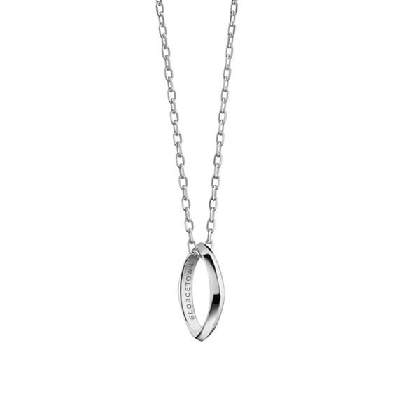Georgetown Monica Rich Kosann Poesy Ring Necklace in Silver - Image 1