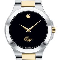 George Washington Men's Movado Collection Two-Tone Watch with Black Dial