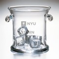NYU Stern Glass Ice Bucket by Simon Pearce - Image 2