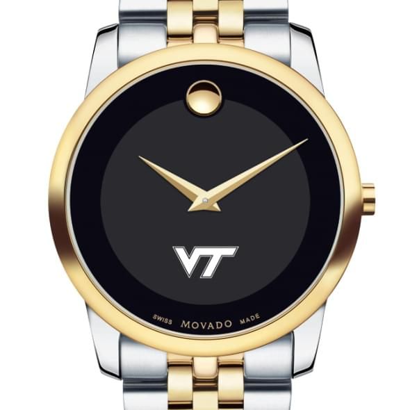 Virginia Tech Men's Movado Two-Tone Museum Classic Bracelet