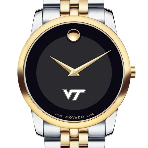 Virginia Tech Men's Movado Two-Tone Museum Classic Bracelet