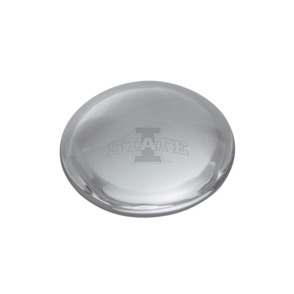 Iowa State Glass Dome Paperweight by Simon Pearce - Image 1